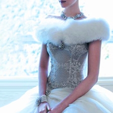 winter themed wedding dresses