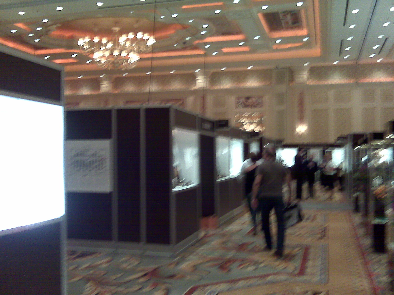 Walking through Luxury and Premiere show.