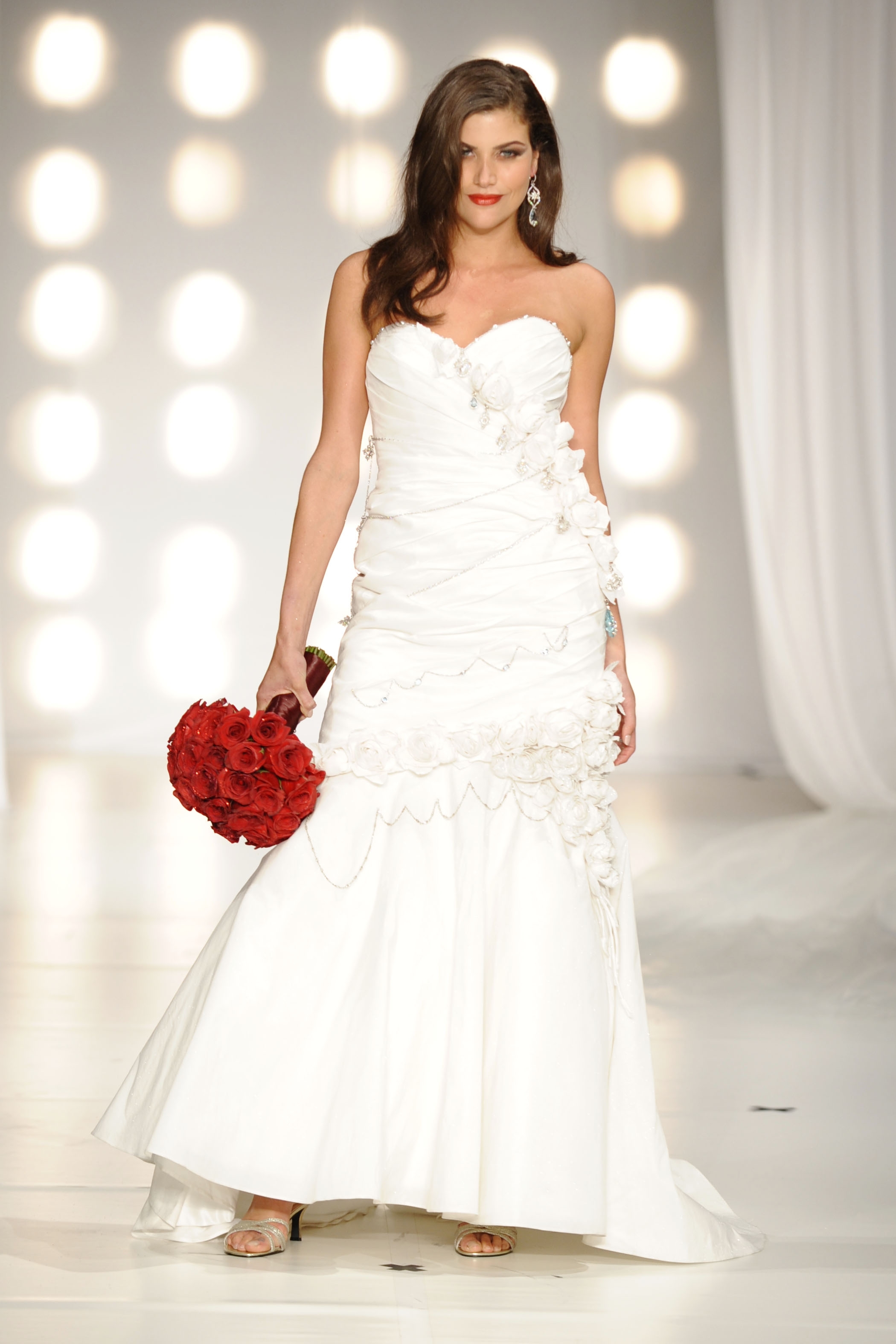 platinum wedding dress