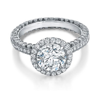 For a similar ring as Richie's, check out this engagement ring by Danhov 