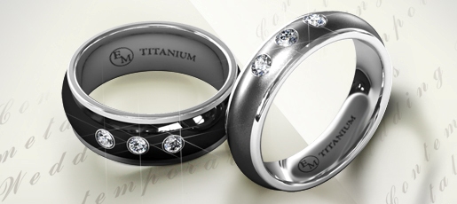 Alternative Metal Images - Edward Mirell - titanium rings bridal