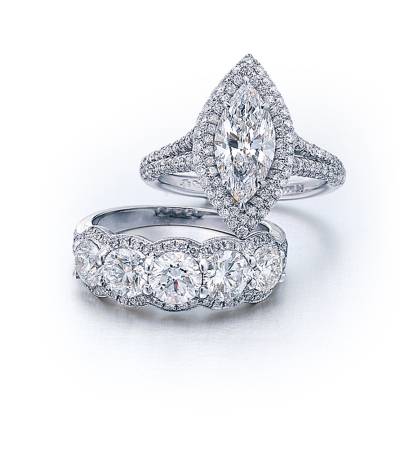 star wedding rings