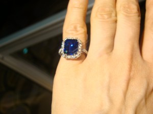 Coast Diamond sapphire engagement ring