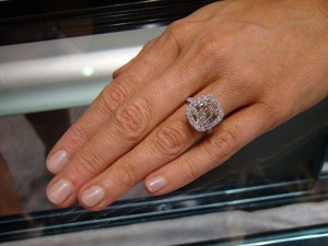 Henri Daussi Large Engagement Ring