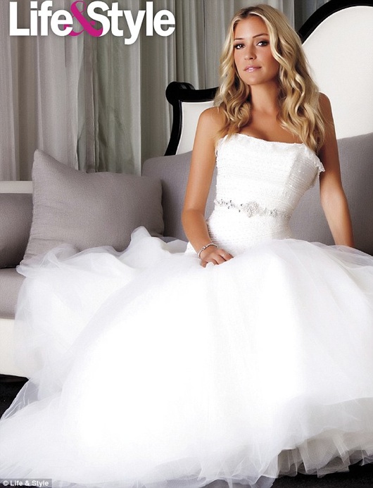 Kristin-Cavallari-Modeling-Wedding-Dress