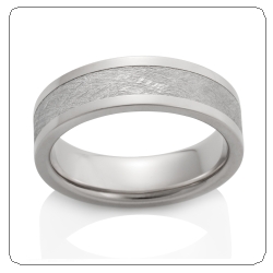 ChrisPloof meteorites palladium wedding band