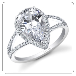 SY434 _l sylvie engagement ring pear