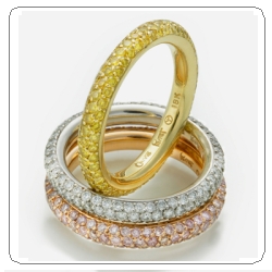 Triple Row Pave Natural Color Diamond Bands_l