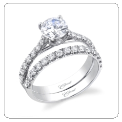 coast diamonds wedding set ring