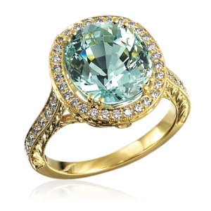 john apel engagement ring aquamarine