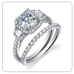 sylvie collection engagement ring wedding set