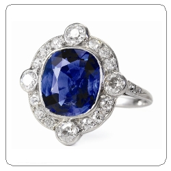the 3 graces color engagement ring