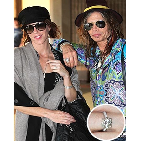 Steven Tyler & Erin Brady engagement ring