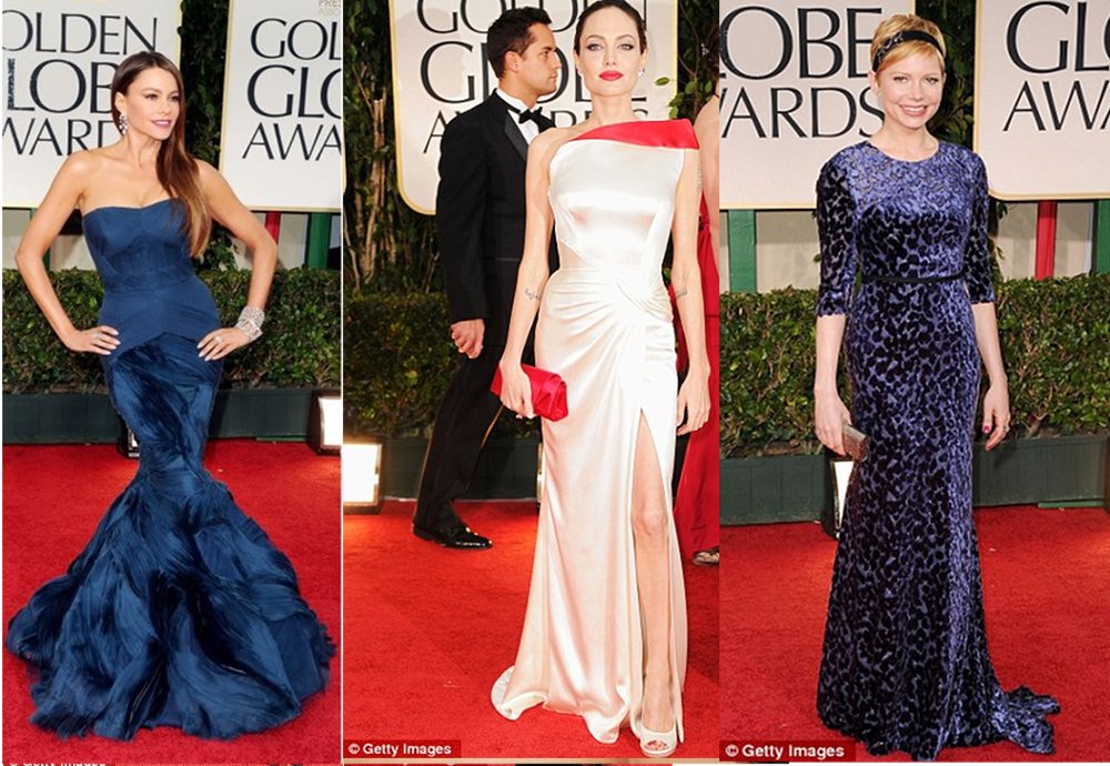 golden globes wedding dresses rainbow