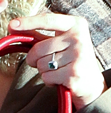 alex pettyfer engagement ring emerald Photos via UsMagazine