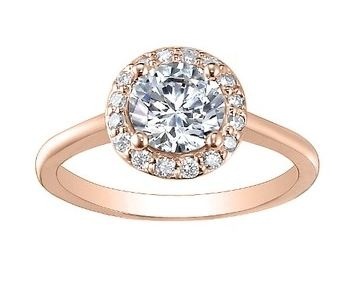 rose gold brilliant earth 2012 engagement ring 2-1