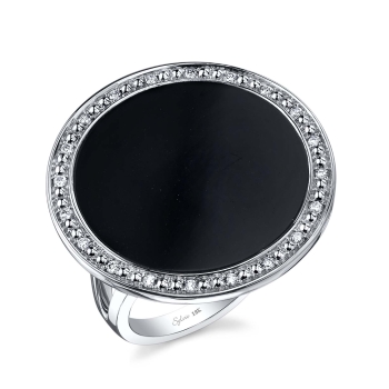 sylvie collection engagement ring black