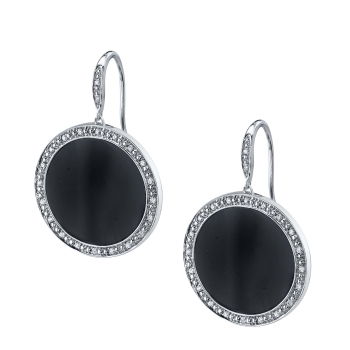 sylvie earrings bridal black