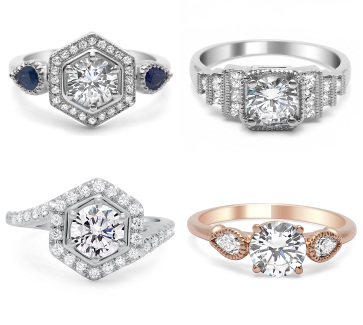 timeless design 2012 engagement rings