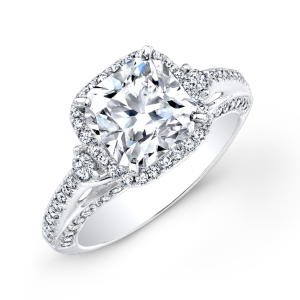 Conflict free diamond wedding rings