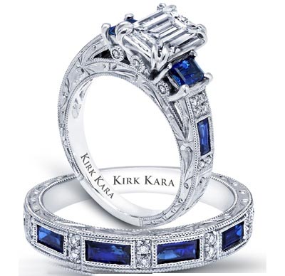 kirk kara sapphire engagement ring color gemstone