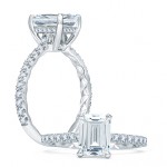 A. Jaffe New Quilted Engagement Ring Collection
