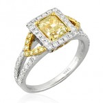 Yellow Diamond Engagement Rings by Yael Designs