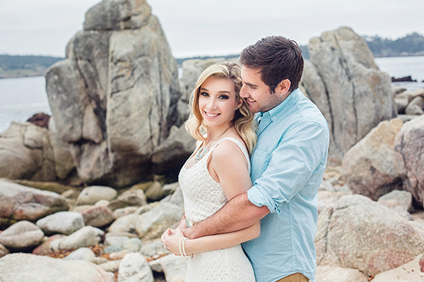 friends and family proposal nautical engagement session