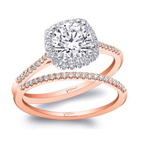 Coast Diamond winner ring of the year wedding set
