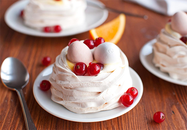 Easter egg engagement ring dessert