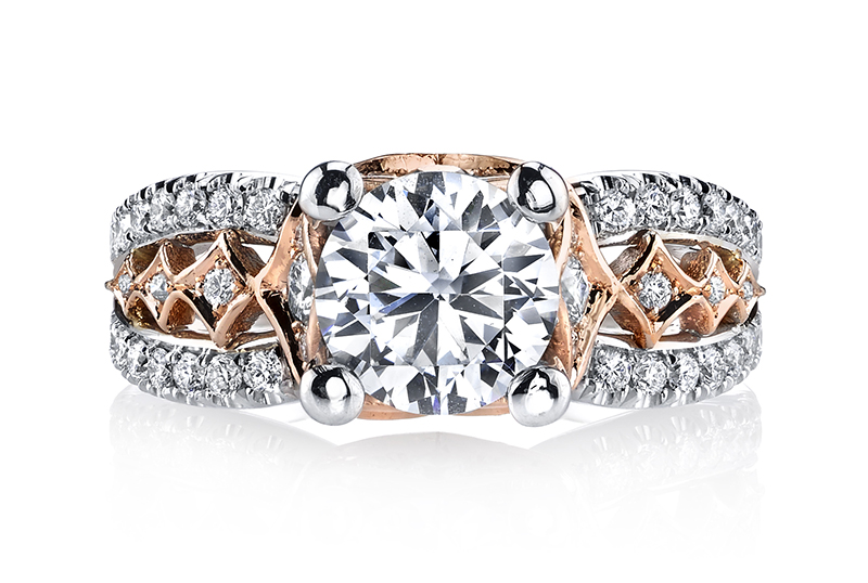 alternative Mars engagement ring rose gold 1