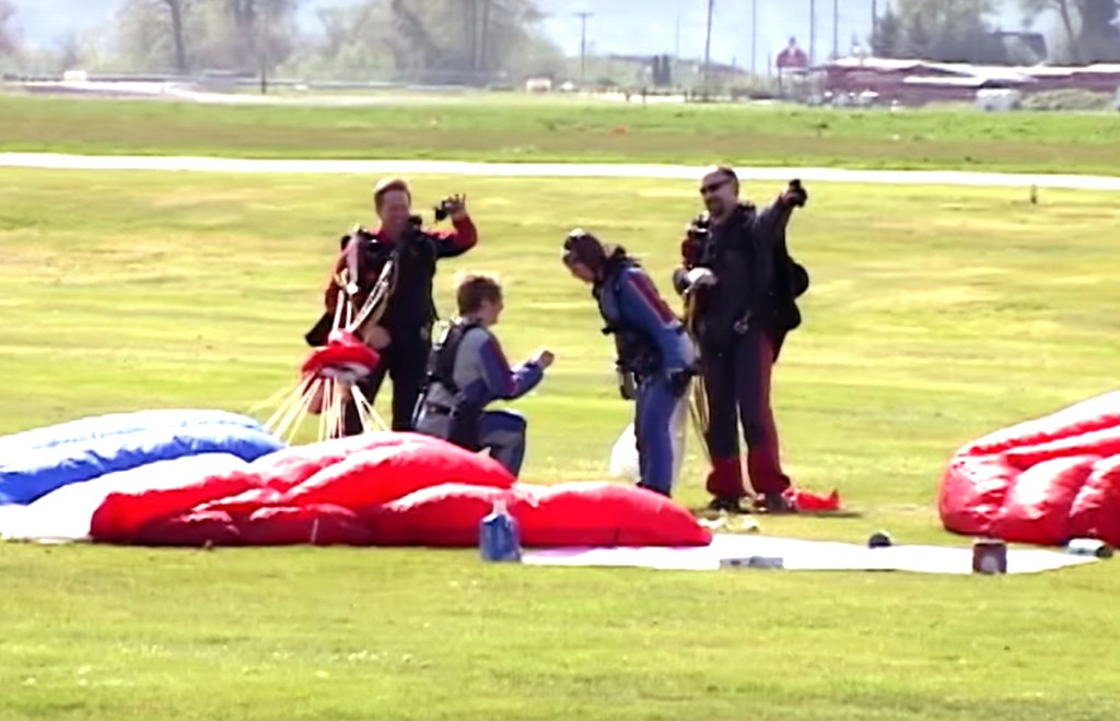 skydiving proposal