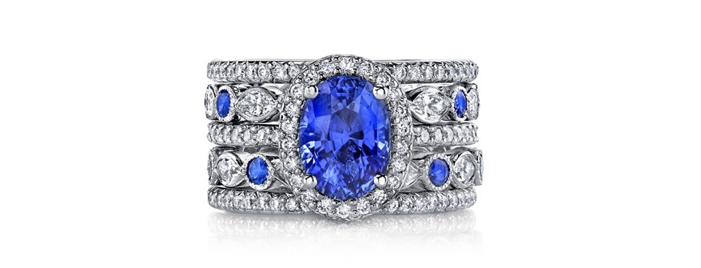 Erica Courtney sapphire engagement ring