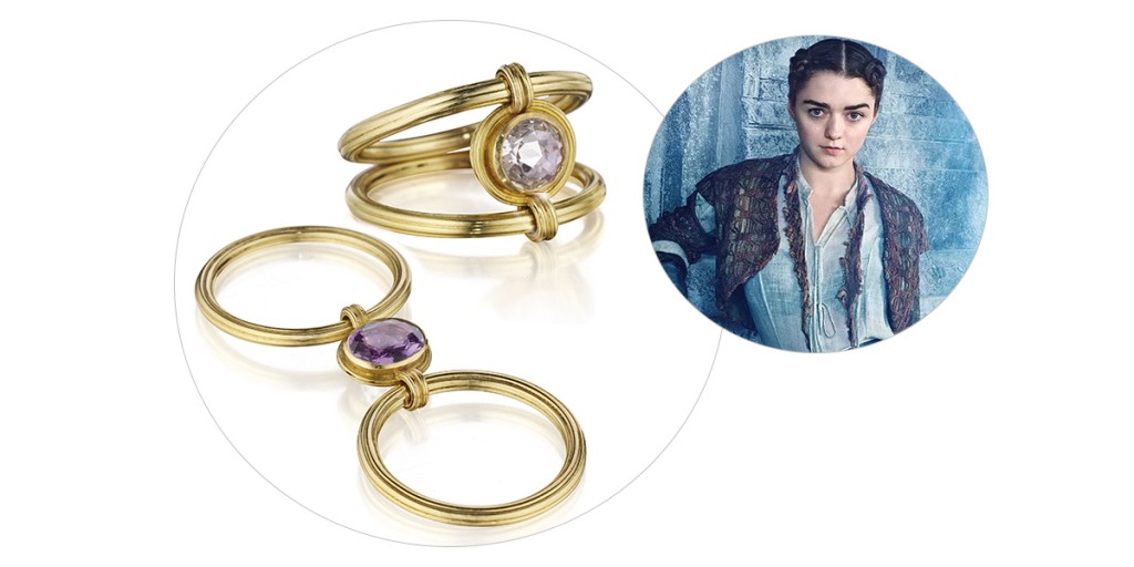 arya stark engagement ring game of thrones