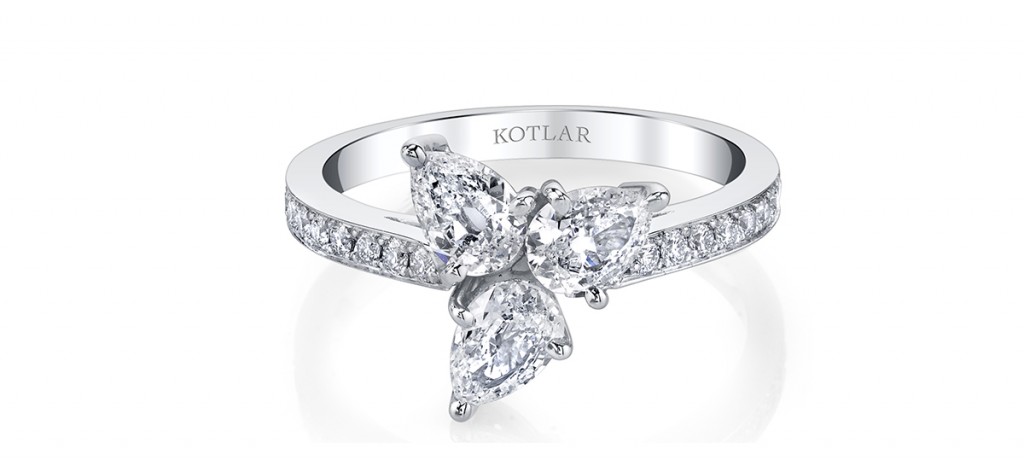 koltar pear shaped engagement ring