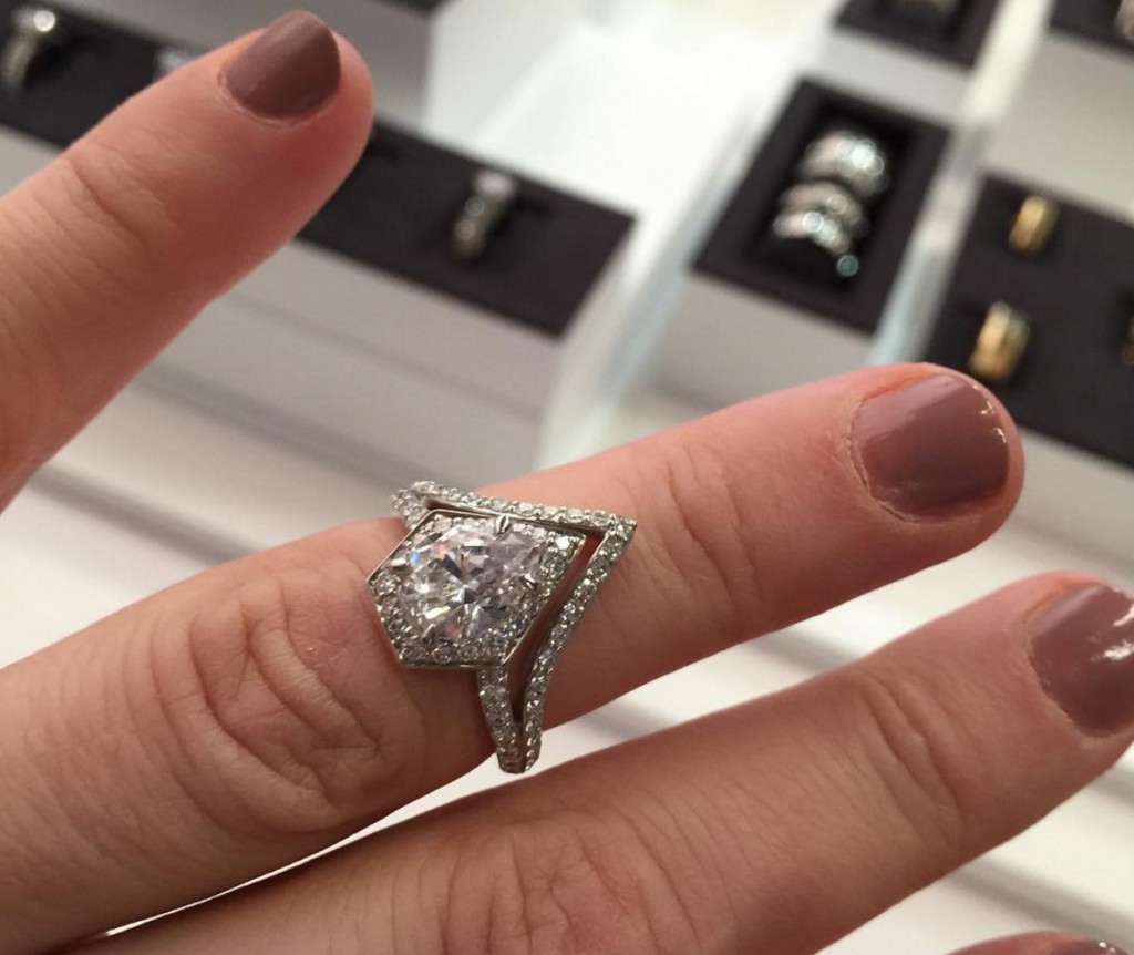 severine karl lagerfeld engagement ring