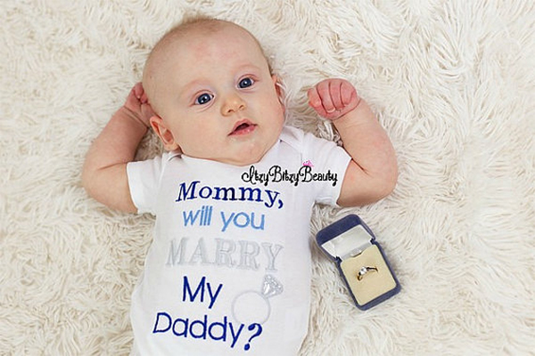 will you marry my daddy baby kids propose with kids