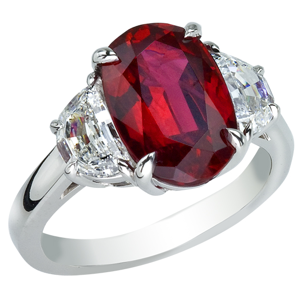 fusaro engagement ring leo ruby