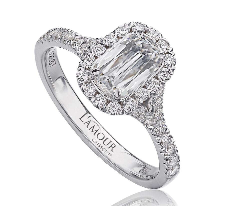 l'amour virgo engagement ring