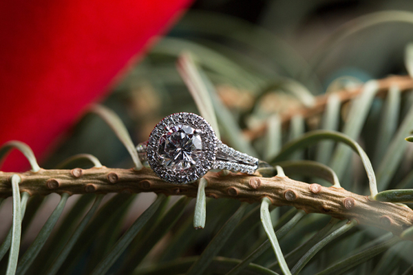 engagement ring holiday proposal