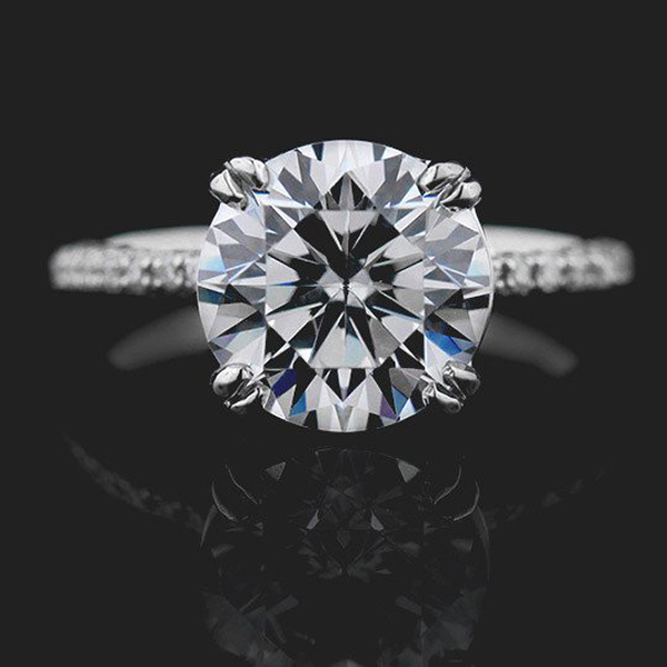 Socialite Micro Pave Engagement Ring