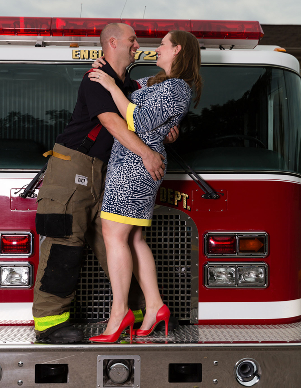 firefighter proposal engagement spring