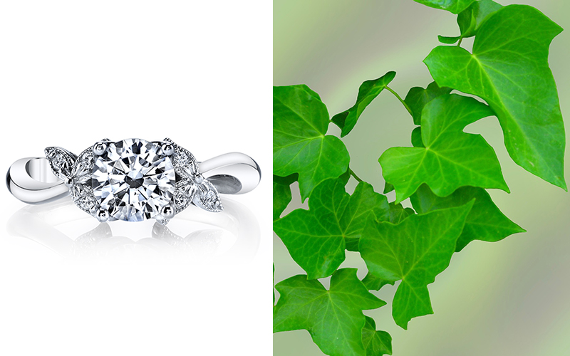 ivy engagement ring parade design