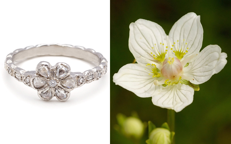 wildflower engagement ring elisa solomon