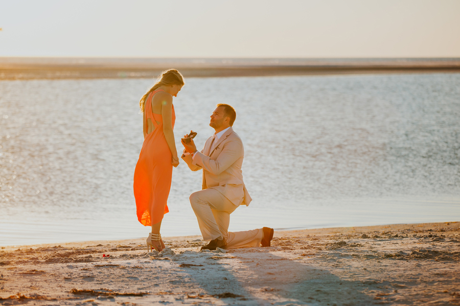 beach proposal story