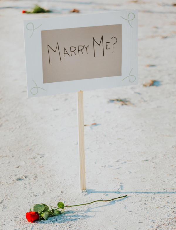 marry me beach proposal