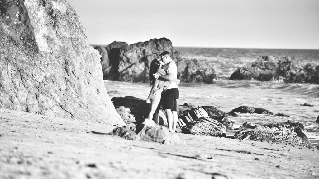 amazing beach proposal