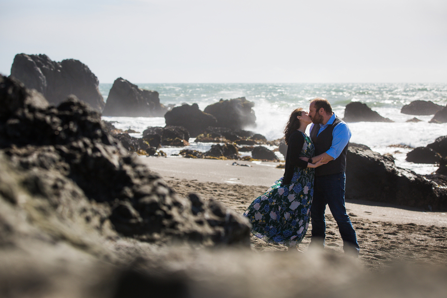 beach proposal love sea