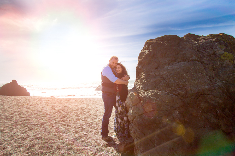 engagement beach proposal love sand