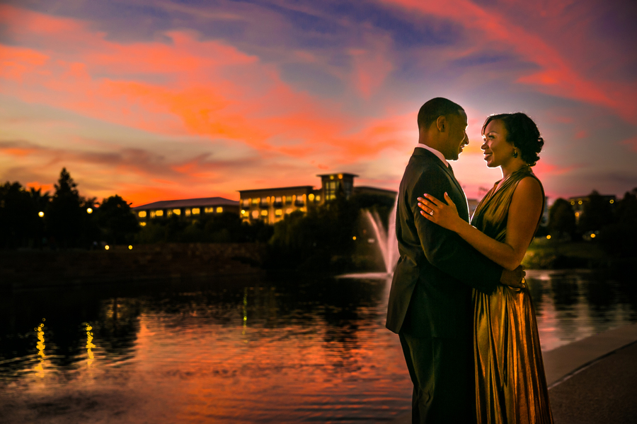 church proposal sunset engagement